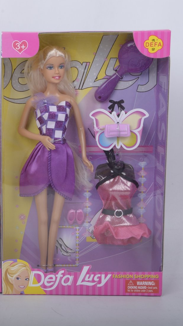 Игр. наб. Defa Lucy  "Модница", в компл. кукла 29см, предм. 5шт., кор