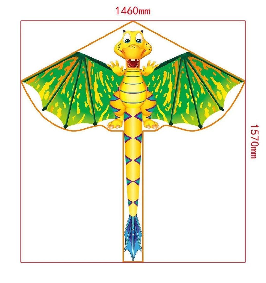 Змей воздушный, Дракон 145*155 см.