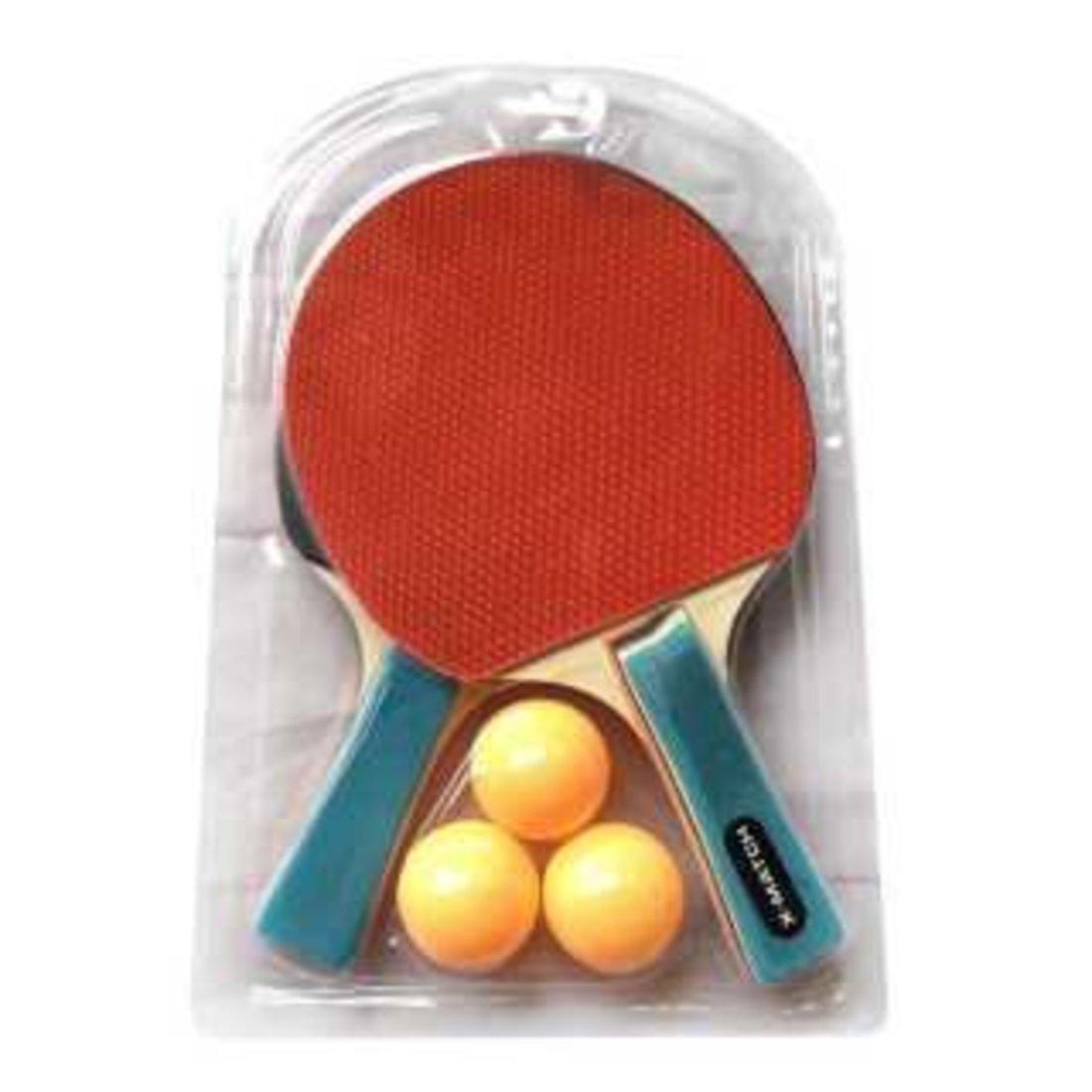 Набор для наст.тенниса, комплектность: 2 ракетки 8 мм.,  3 шарика