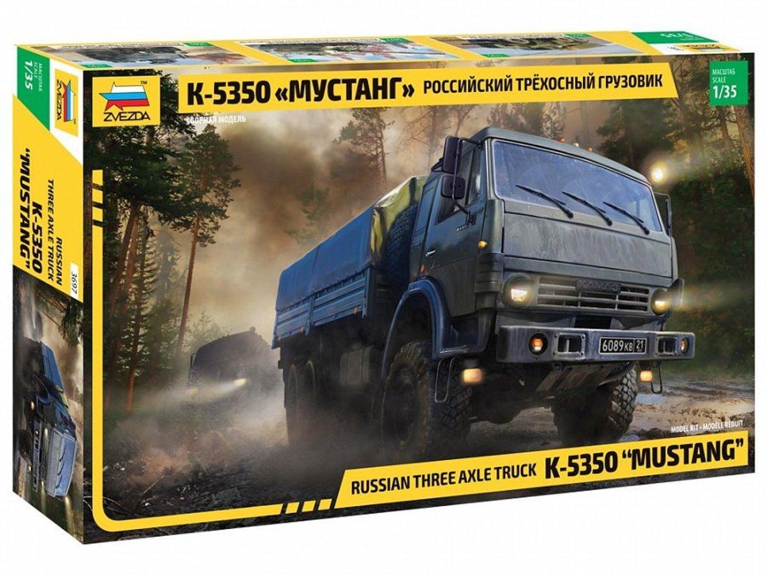 Модель  Российский трехосный грузовик К-5350 "Мустанг"