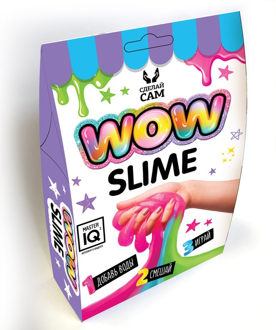 Набор для опытов WOW slime светлый